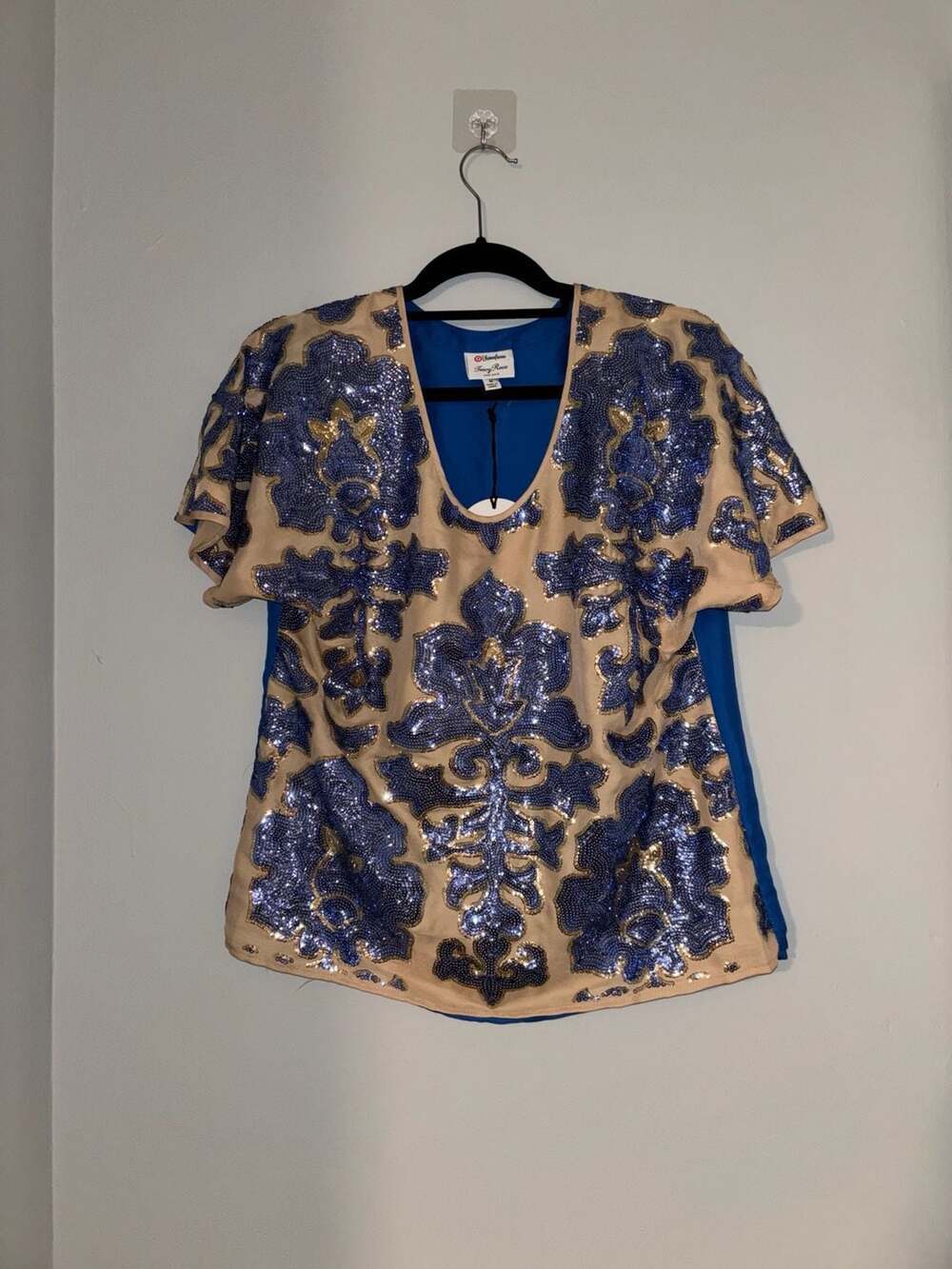 NWT Tracy Reese Neiman Marcus sequin Formal Top